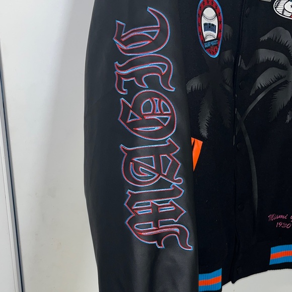 Negro League Miami Giants VarsityJacket with Colorful Accents π€βΎοΈπ€ - Picture 6 of 9